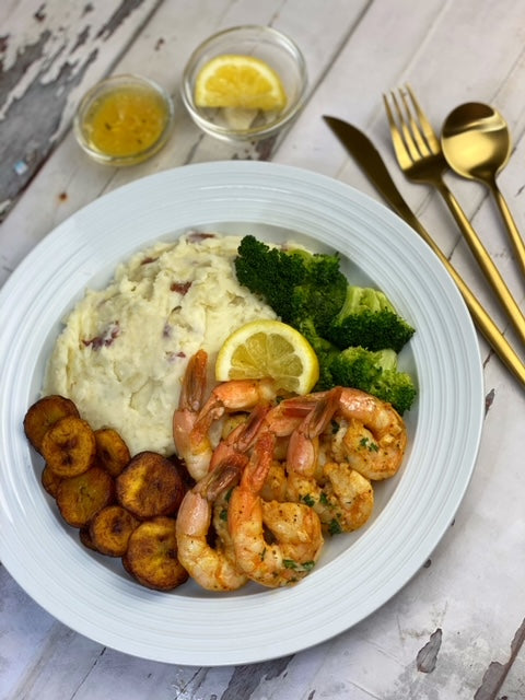 Lemon Butter Shrimp in White Wine